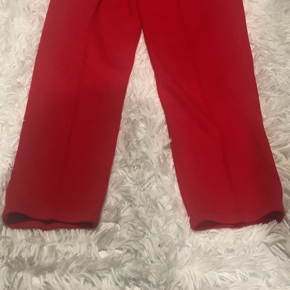 St. John Knit Red Pants - Picture 3 of 6